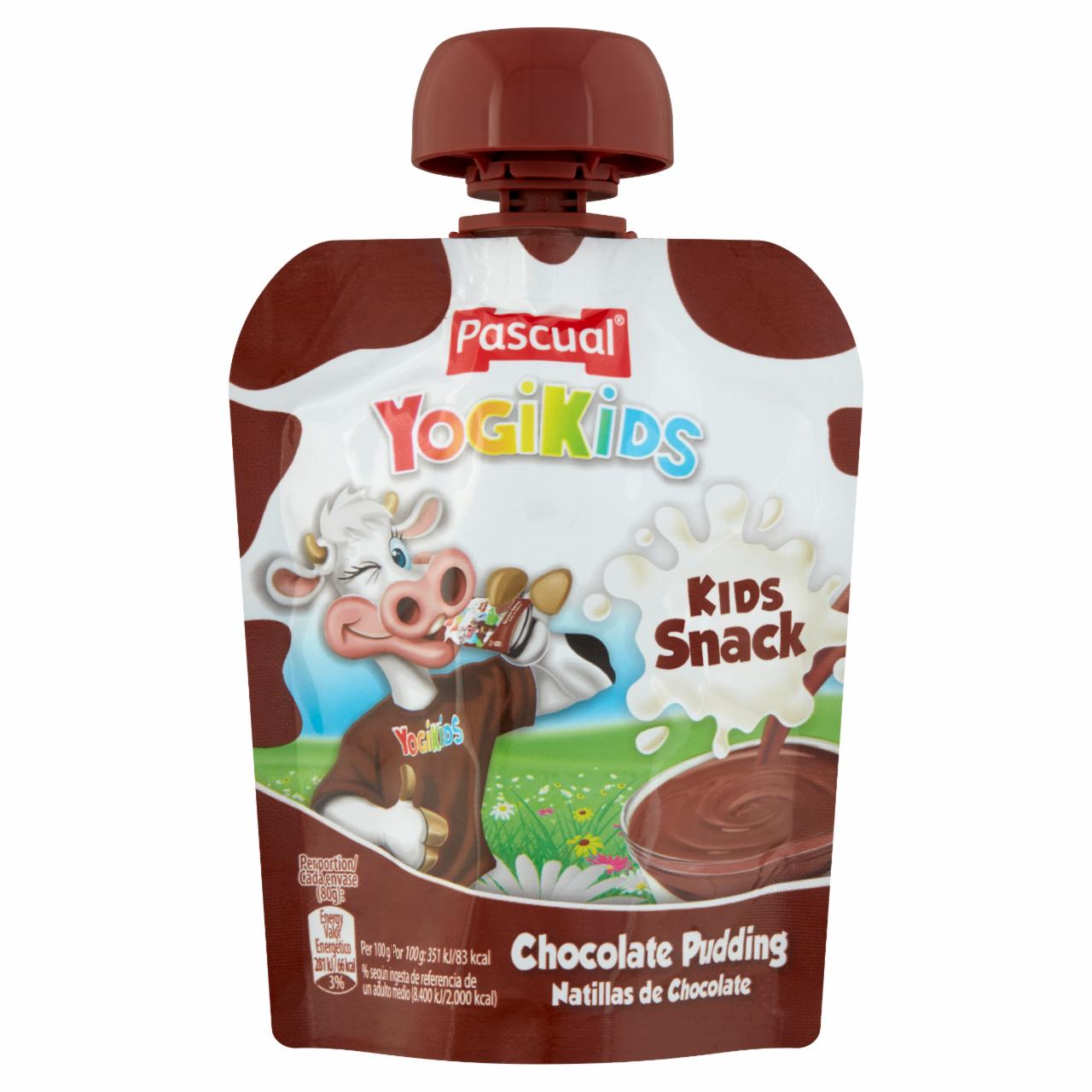 Képek - Pascual YogiKids csokoládé puding 80 g