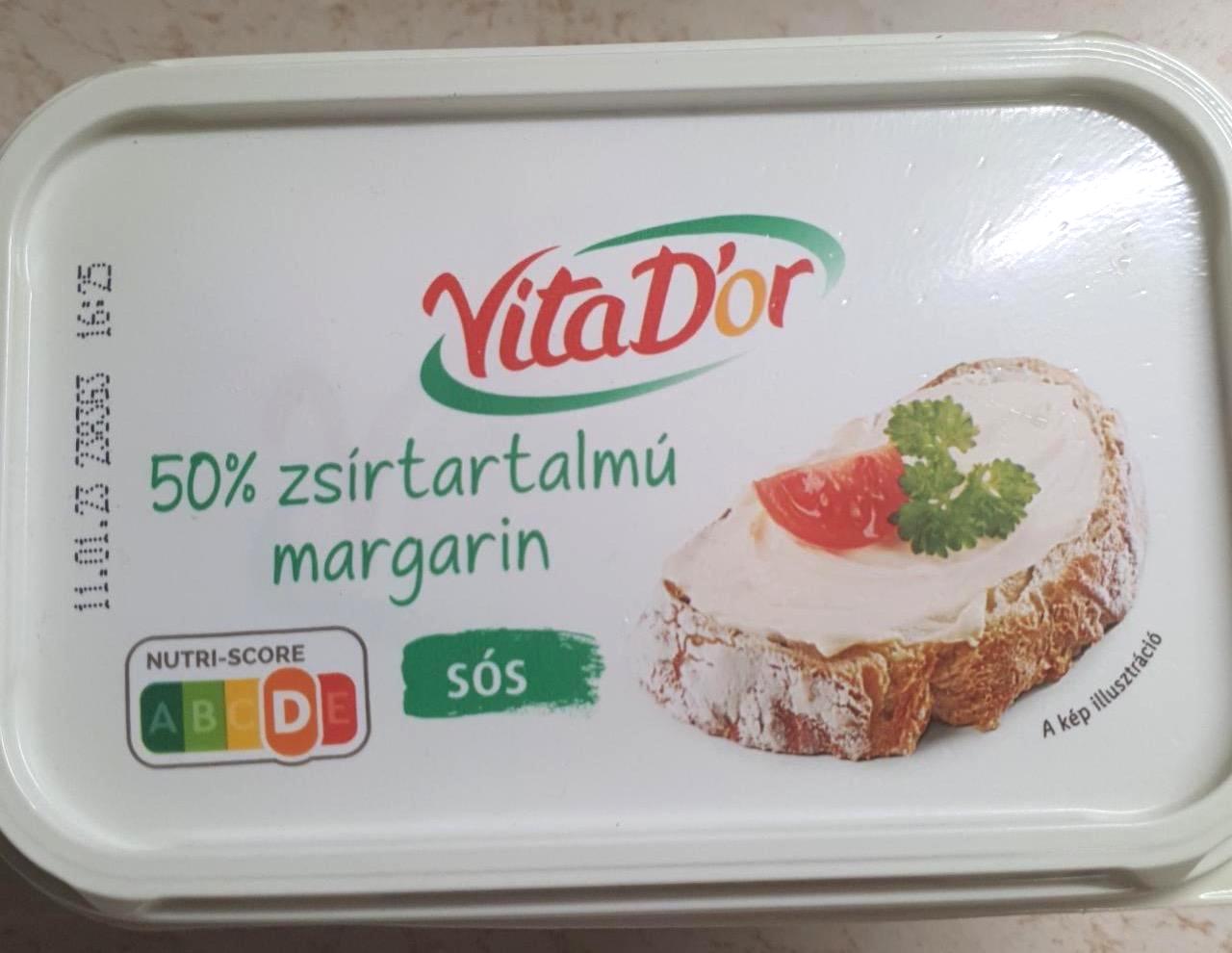 Képek - 50% zsírtartalmú margarin sós VitaDor