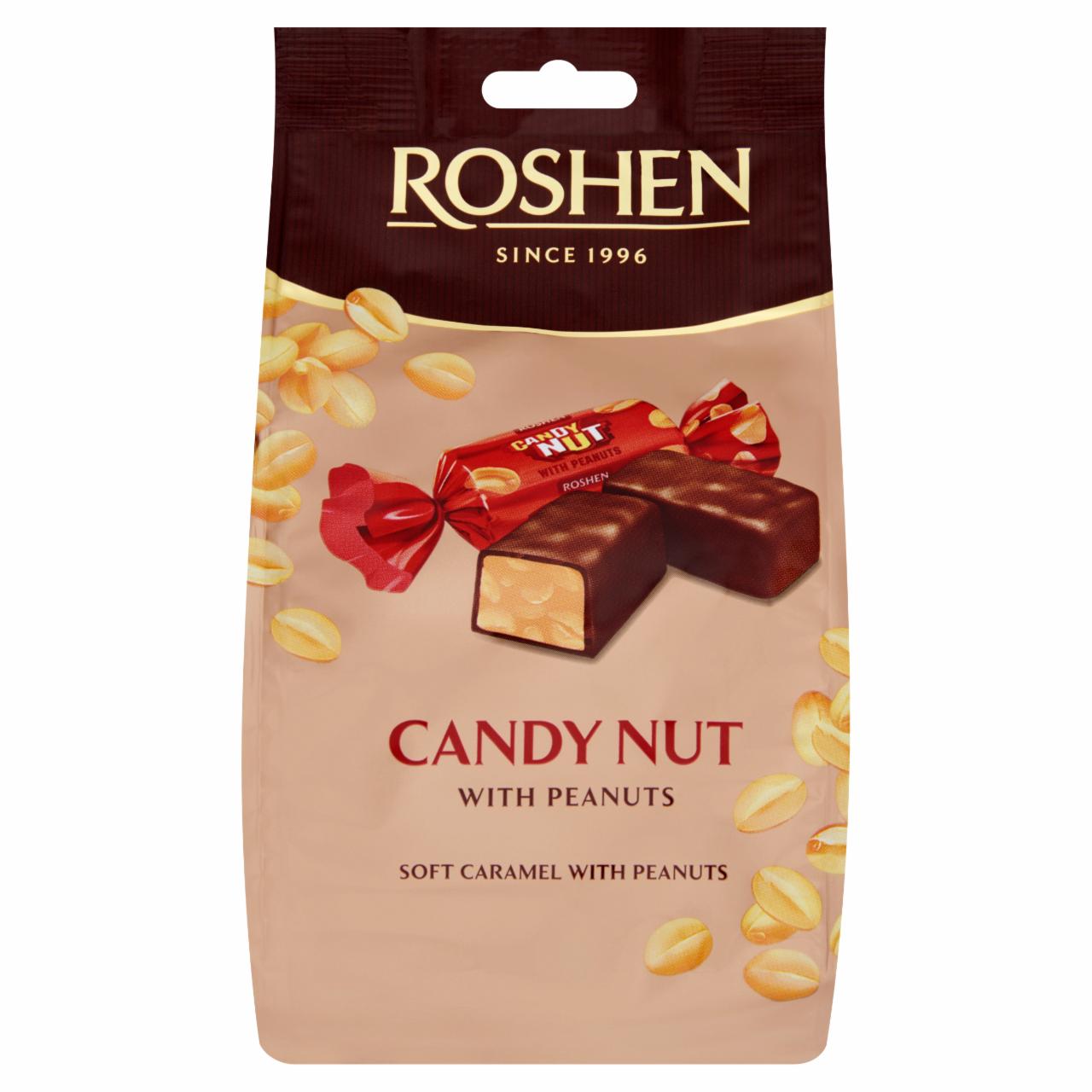 Képek - Roshen Candy Nut kakaós étbevonóval mártott, földimogyorós falatka 190 g