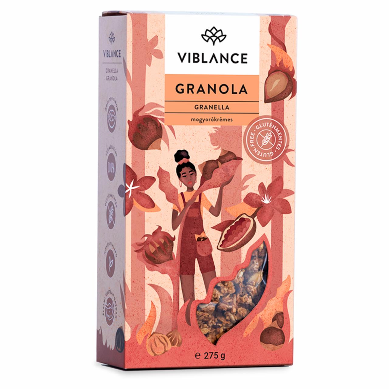 Képek - Viblance Granella gluténmentes mogyorókrémes granola 275 g