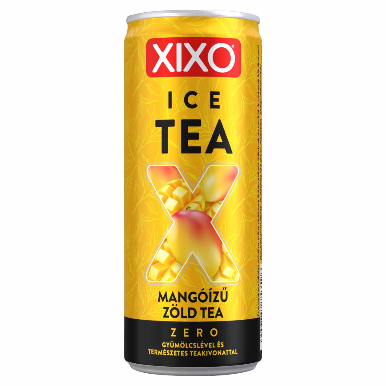 Képek - XIXO Ice Tea Zero mangóízű zöld tea 250 ml