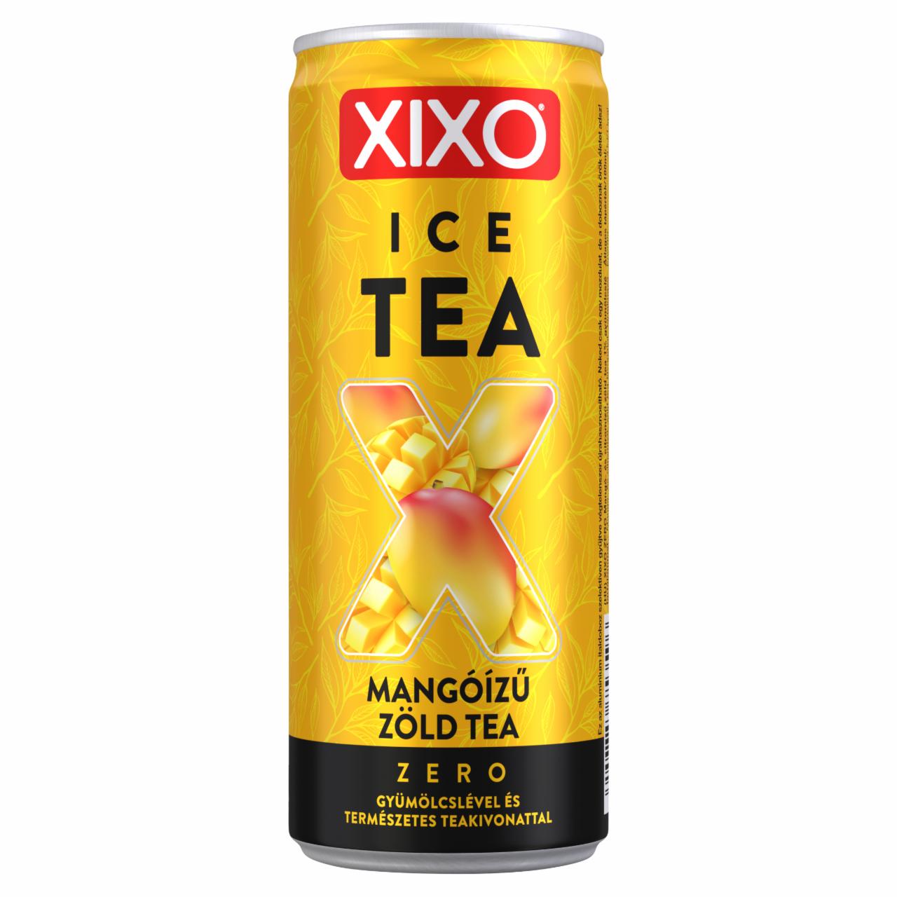 Képek - XIXO Ice Tea Zero mangóízű zöld tea 250 ml