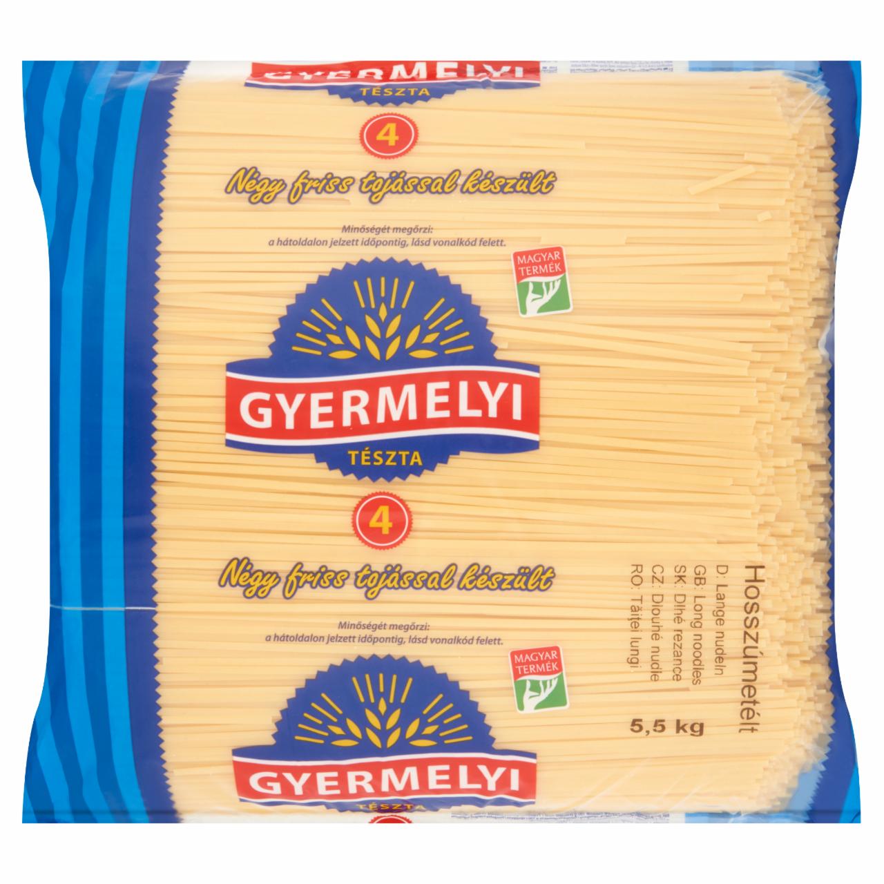 Képek - Gyermelyi ömlesztett 4 tojásos hosszúmetélt 2 x 5,5 kg