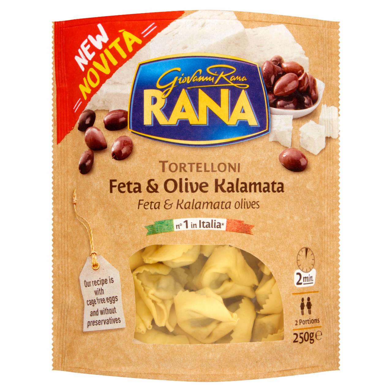 Képek - Giovanni Rana Tortelloni feta & kalamata olívabogyós tojásos friss tészta 250 g