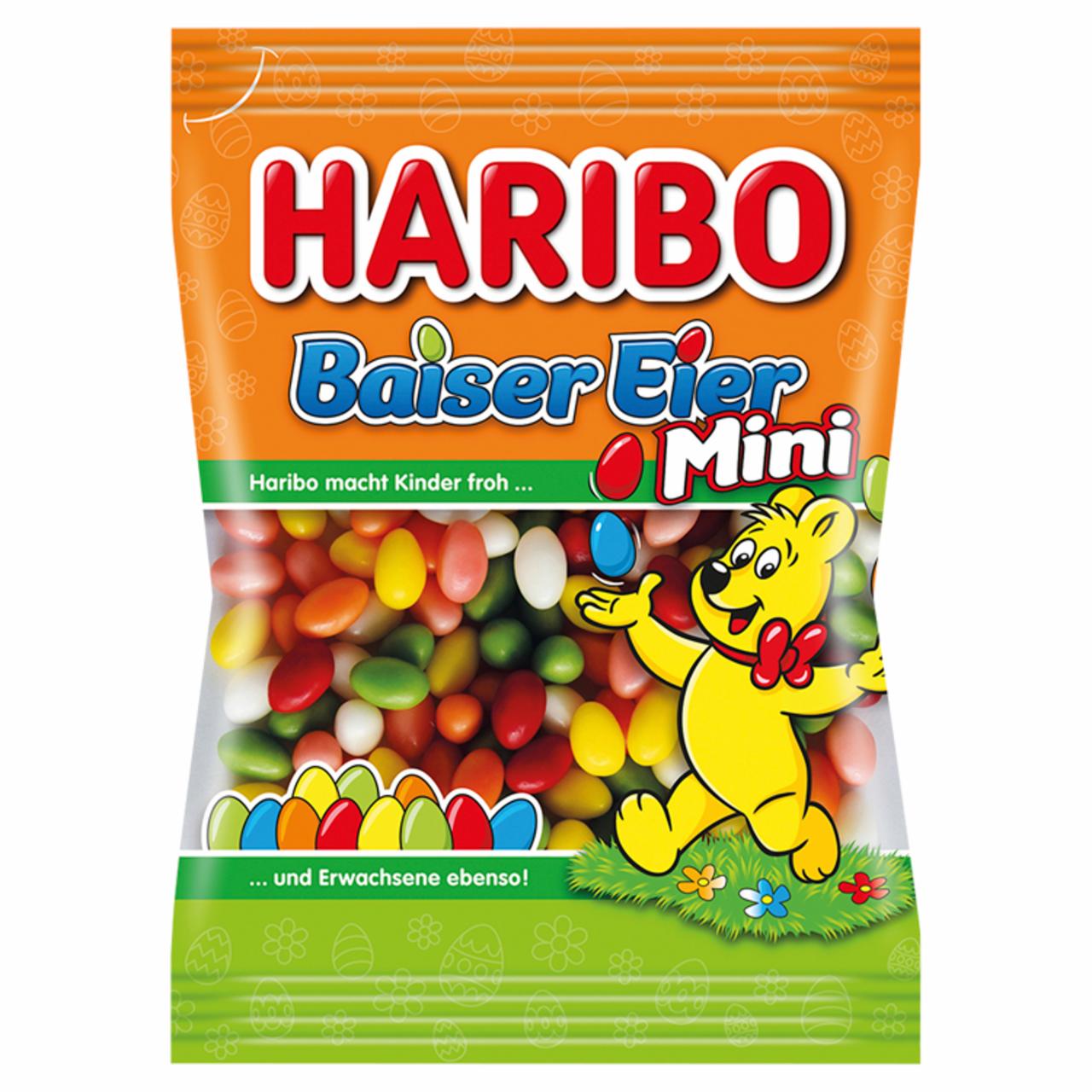 Képek - Haribo Baiser Eier Mini gyümölcsízű habosított gumicukorka drazsé 90 g