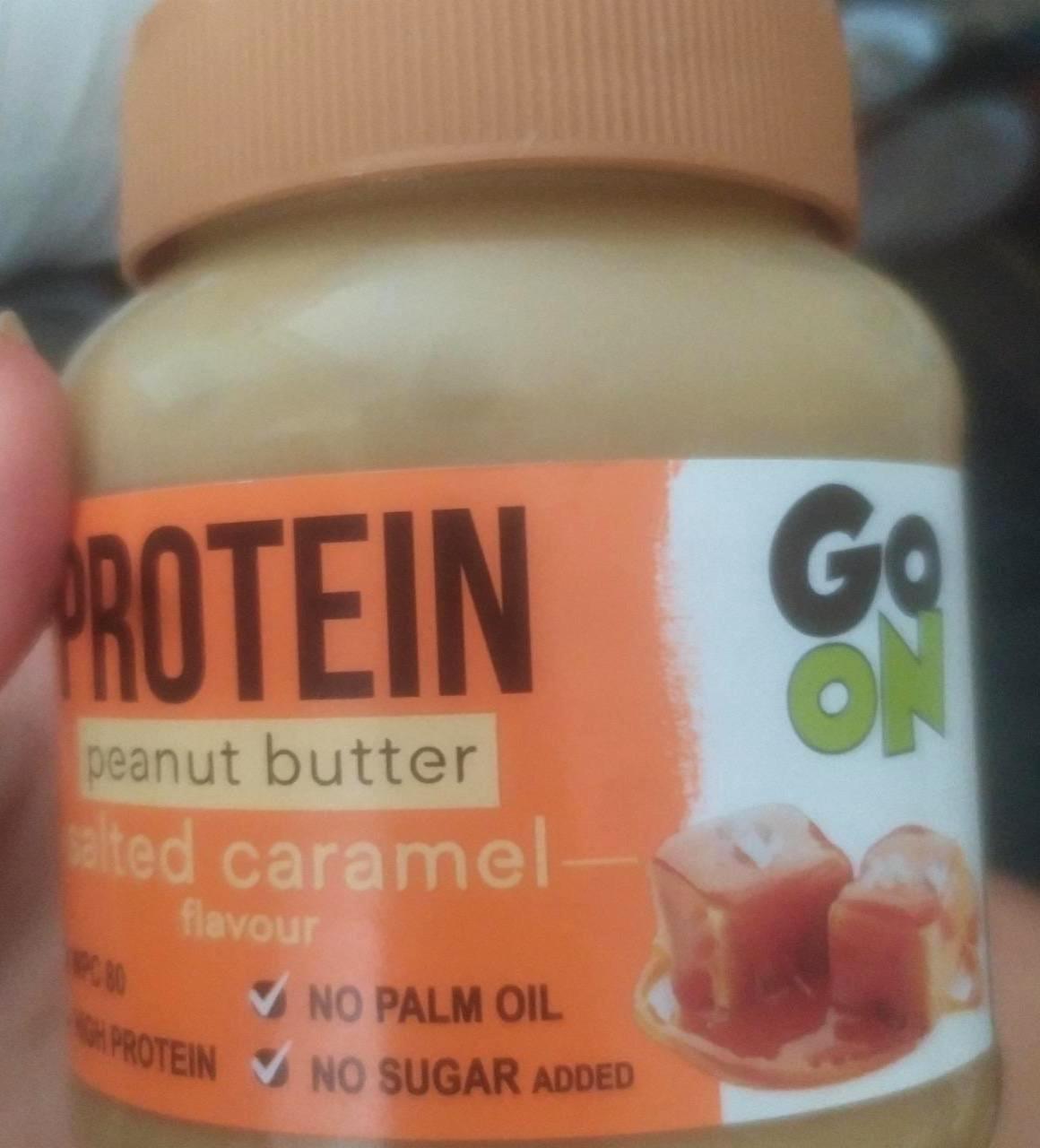 Képek - Protein peanut butter Salted caramel Go On Nutrition