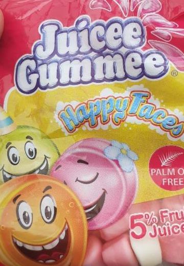 Képek - Juicee Gummee Happy Faces gyümölcsös ízű gumicukor 80 g