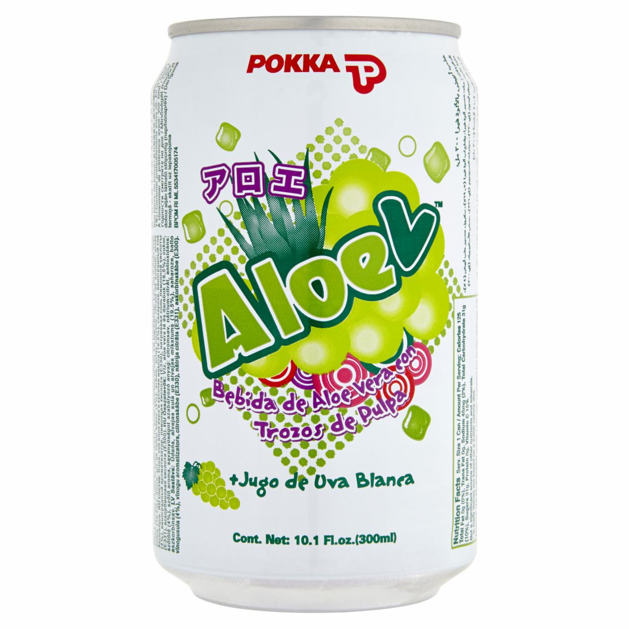 Képek - Pokka AloeV aloe vera szőlő üdítőital 300 ml