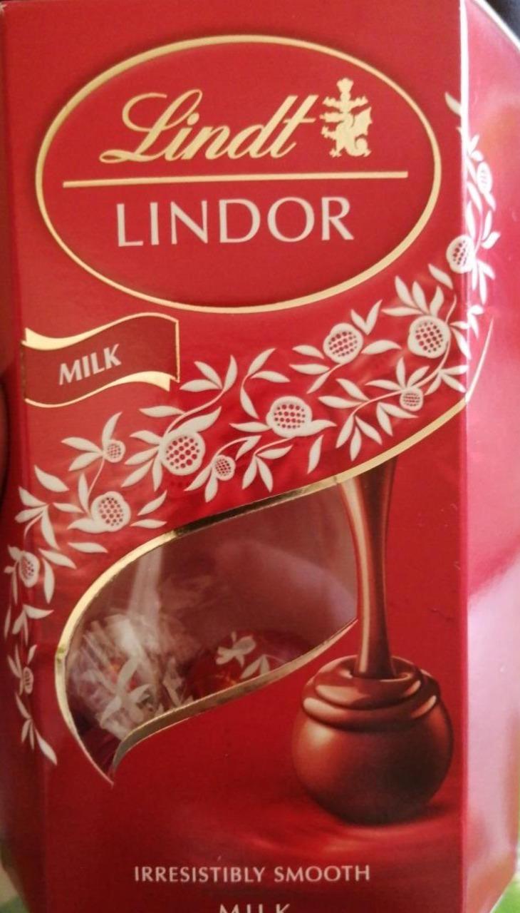 Képek - Tejcsokoládé praliné finom krémes töltelékkel Lindt Lindor