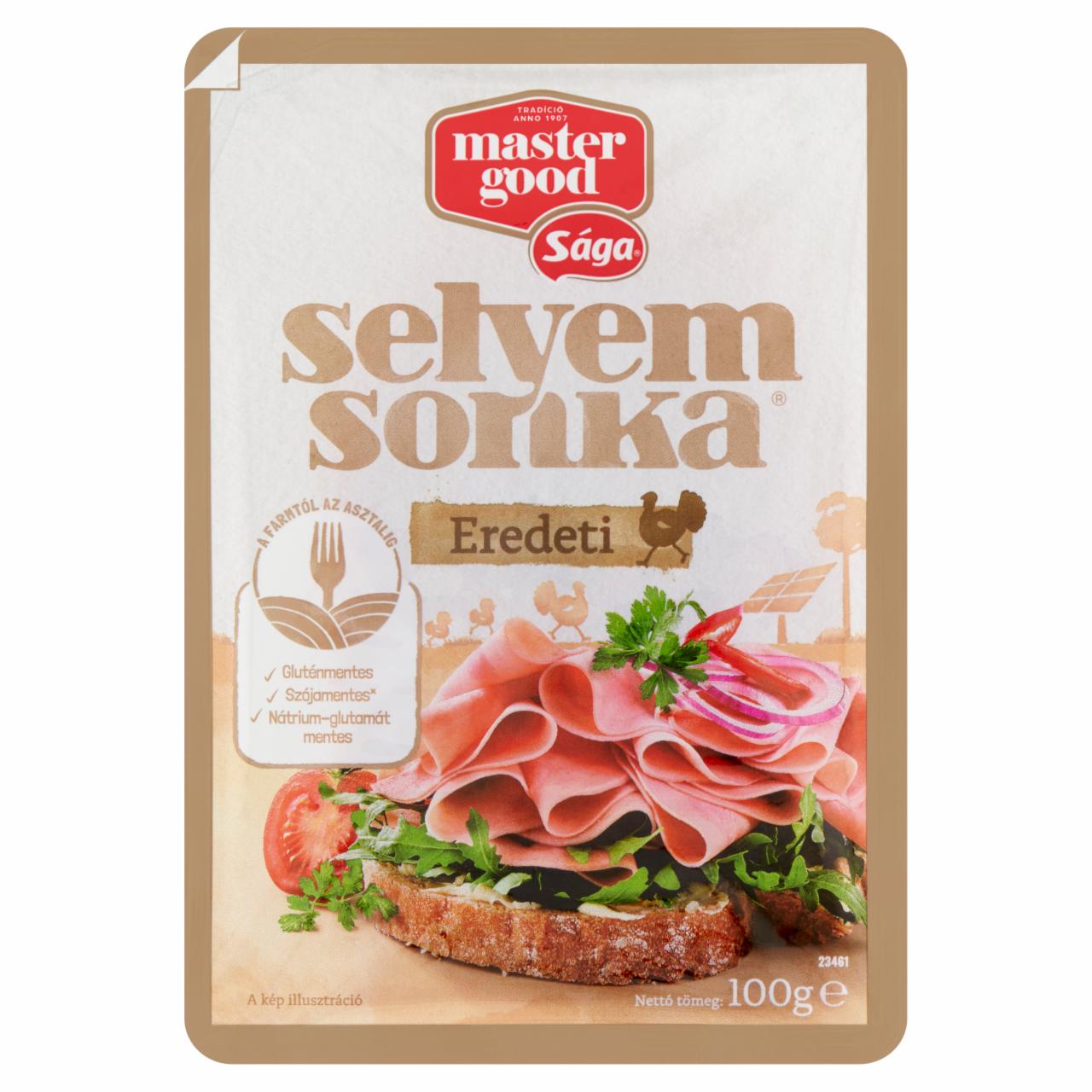 Képek - Sága szeletelt selyemsonka 100 g