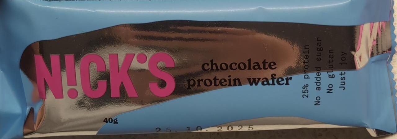 Képek - Chocolate protein wafer N!ck's