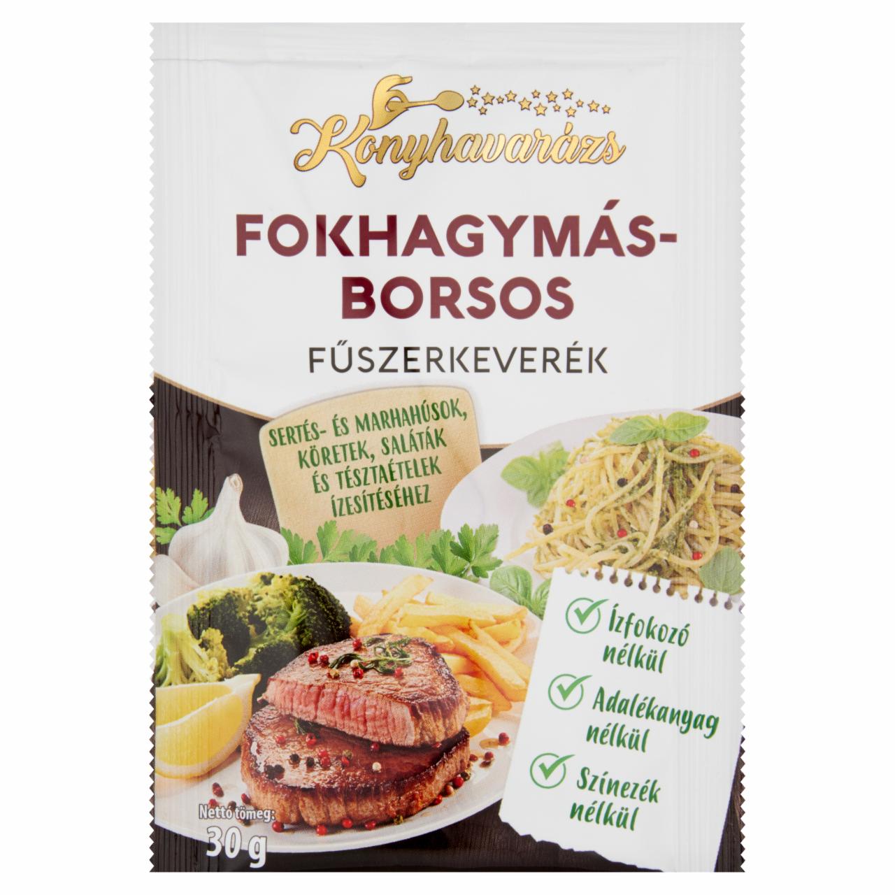 Képek - Böllér Konyhavarázs fokhagymás-borsos fűszerkeverék 30 g