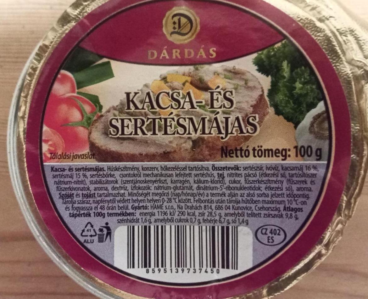 Képek - Kacsa- és sertésmájas Dárdás