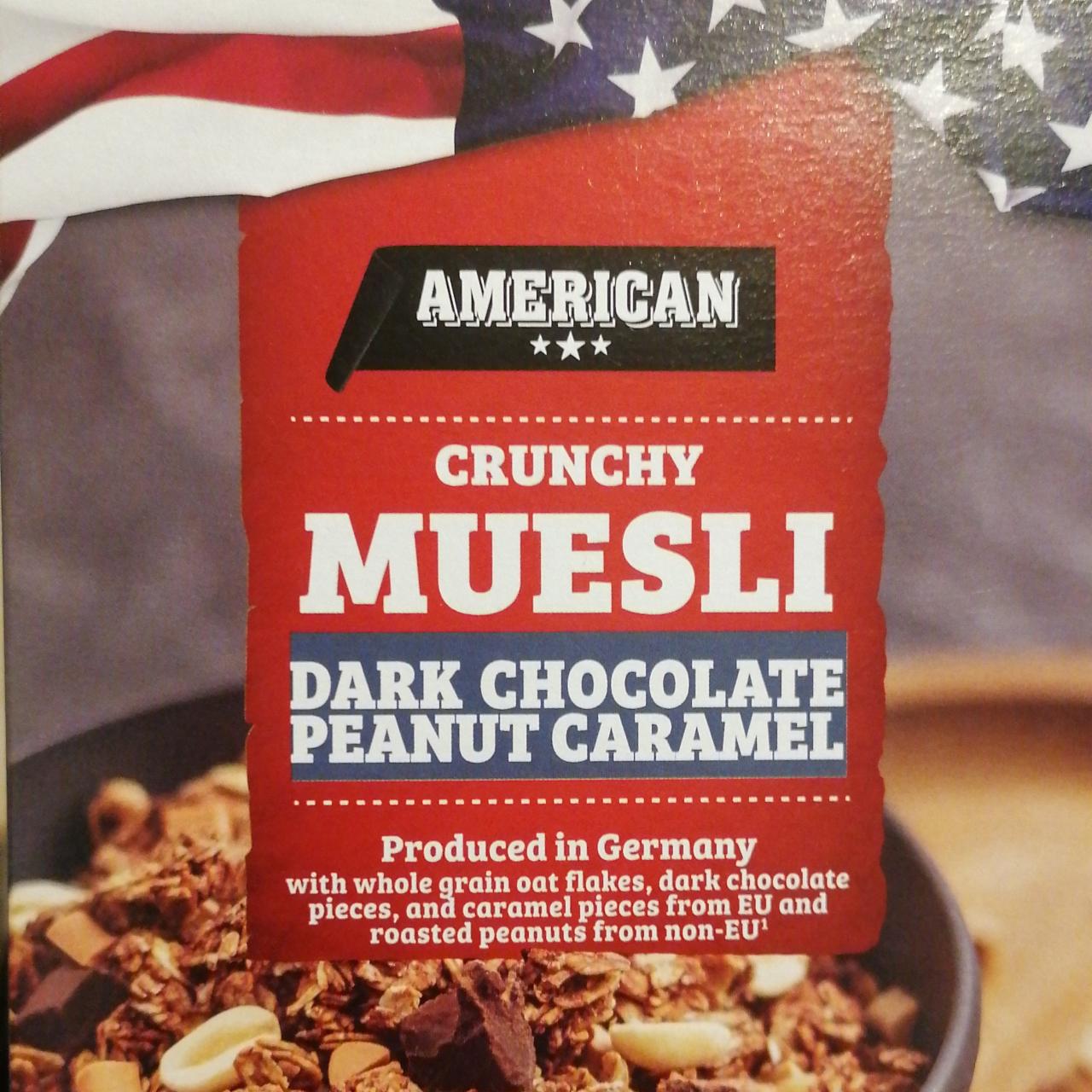 Képek - Crunchy muesli Dark Chocolate Peanut Caramel American