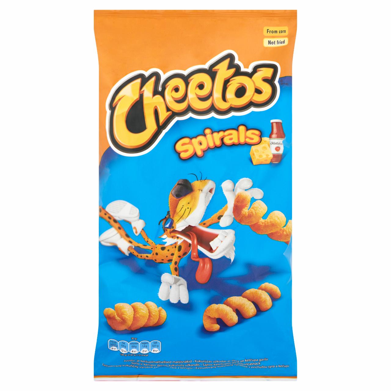 Képek - Cheetos Spirals sajtos-ketchupos ízű kukoricasnack 85 g