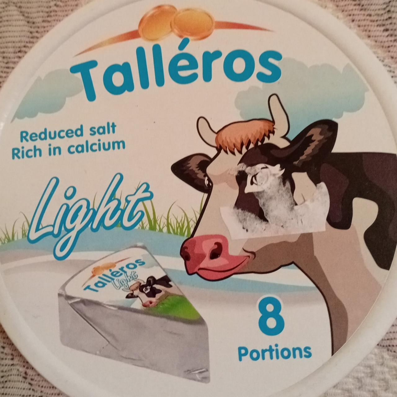 Képek - Talléros Light kenhető zsírszegény ömlesztett sajt 8 db 140 g