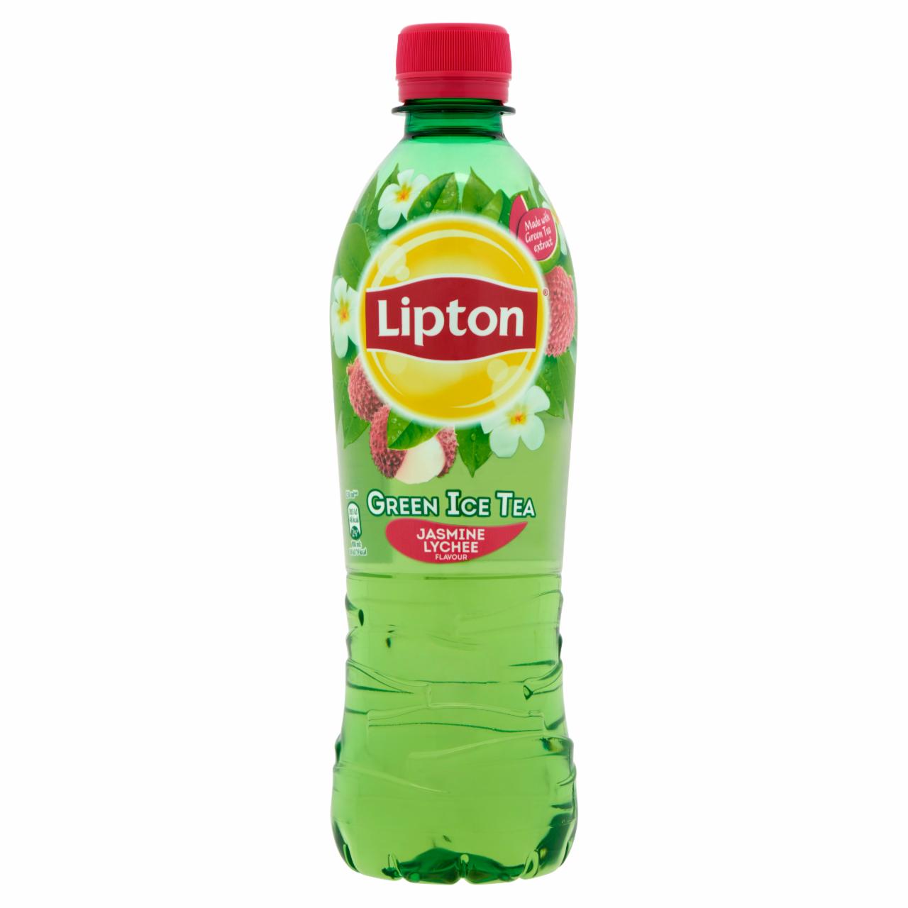 Képek - Lipton Green Ice Tea csökkentett energiatartalmú jázmin és licsi ízű szénsavmentes üdítőital 500 ml