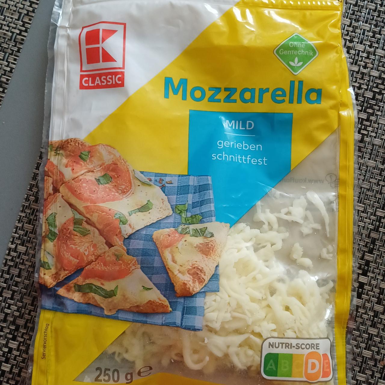 Képek - Mozzarella mild gerieben K-Classic