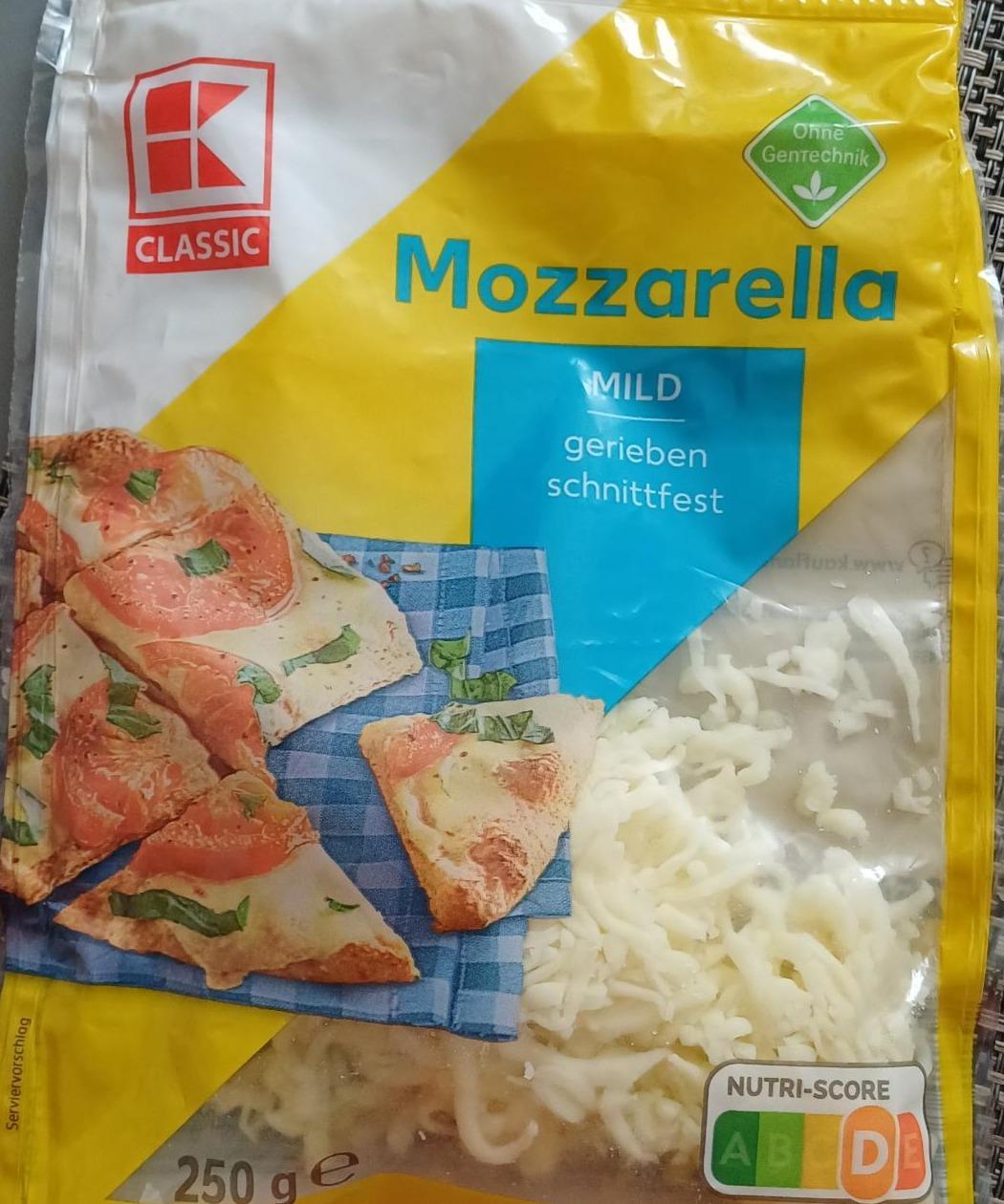 Képek - Mozzarella mild gerieben K-Classic