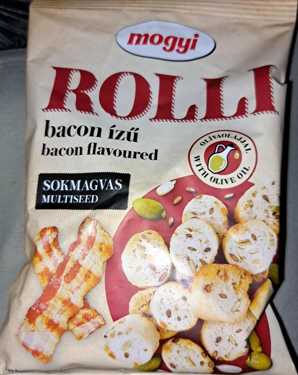 Képek - Mogyi Rolli baconízű, pirított, sokmagvas kenyérkarika olívaolajjal 65 g