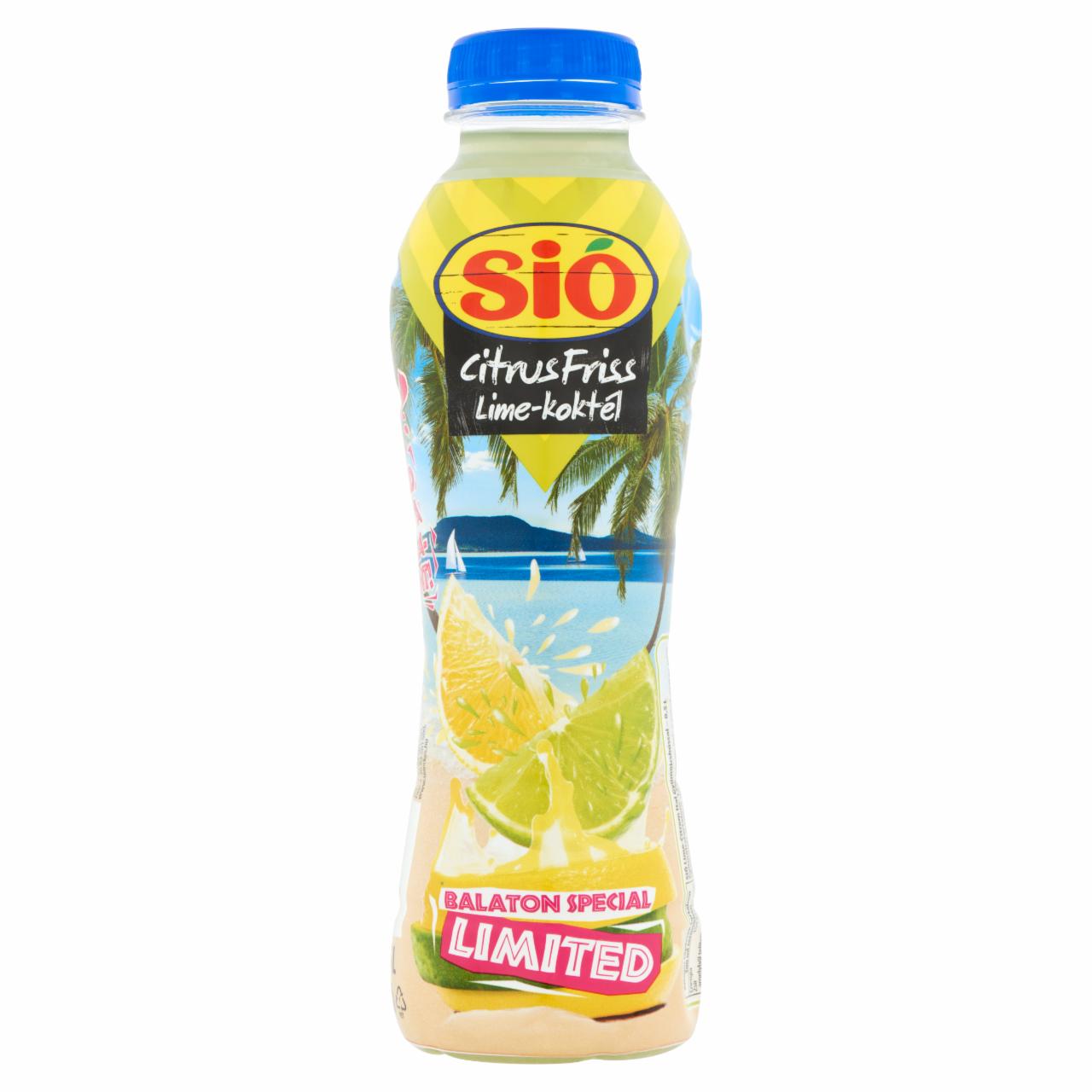 Képek - Sió Citrus Friss lime-koktél ital gyümölcshússal 0,5 l