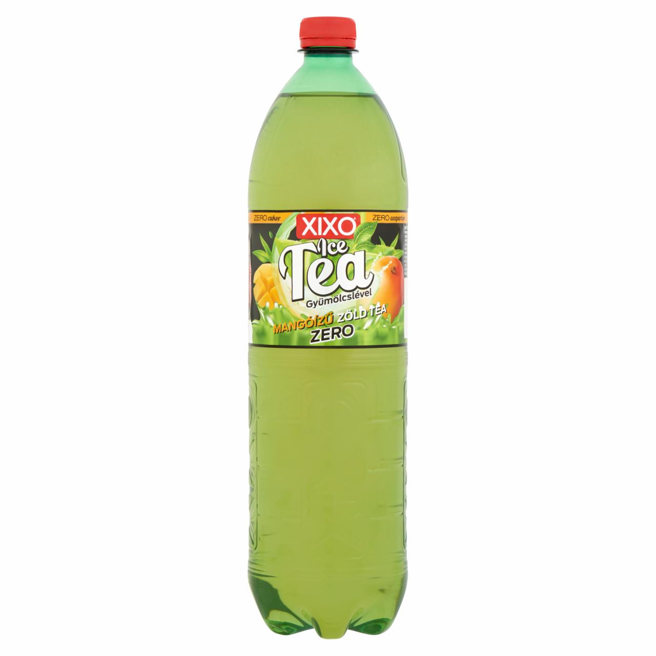 Képek - XIXO Ice Tea Zero cukormentes, mangóízű zöld tea gyümölcslével, édesítőszerekkel 1,5 l