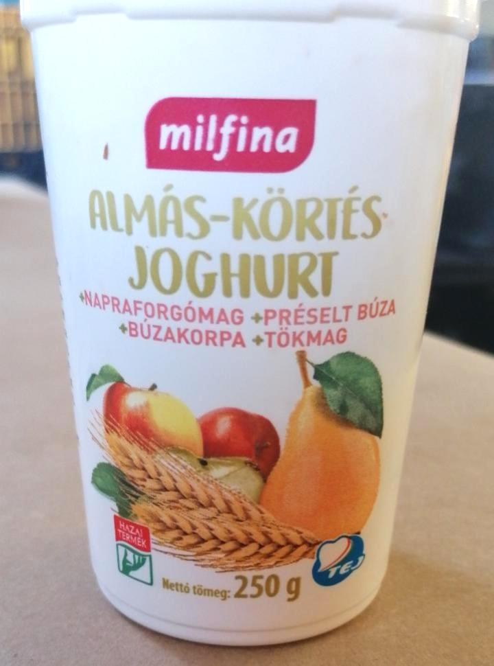 Képek - Almás körtés joghurt Milfina