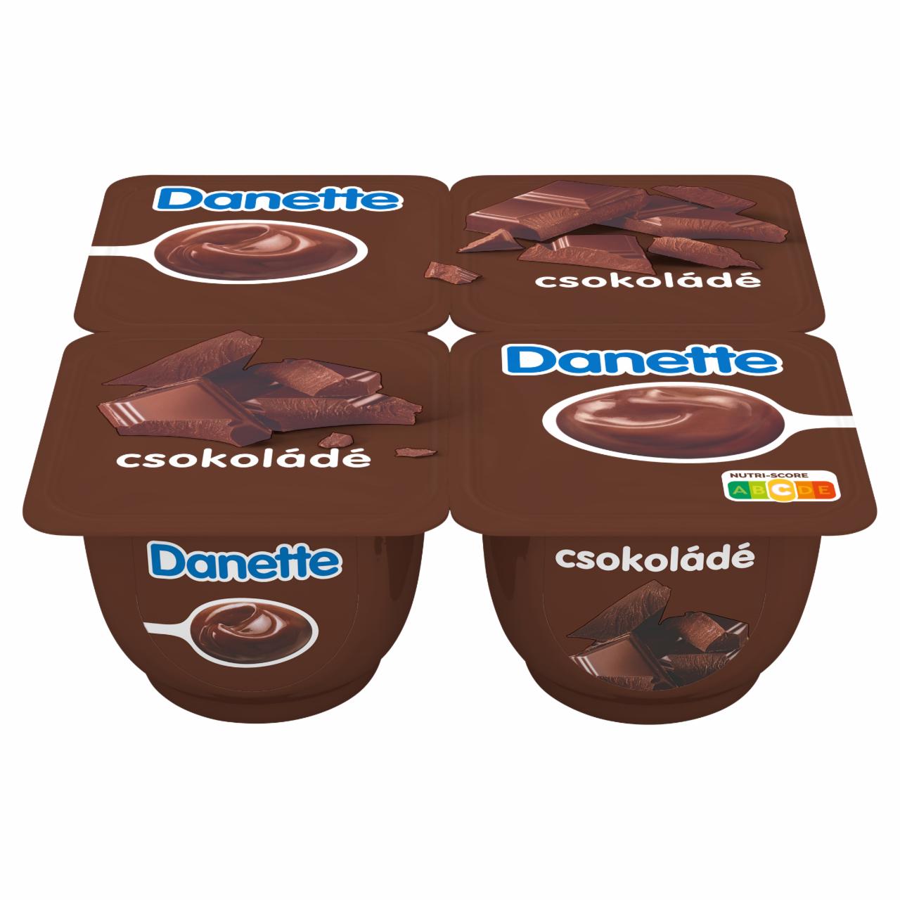 Képek - Danone Danette csokoládéízű puding 4 x 125 g