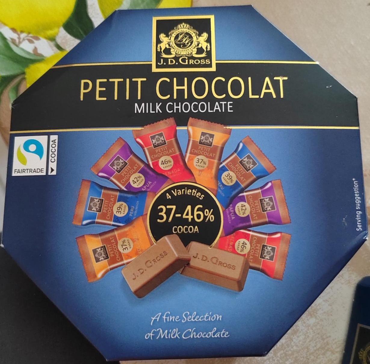 Képek - Petit chocolat Milk chocolate J.D.Gross