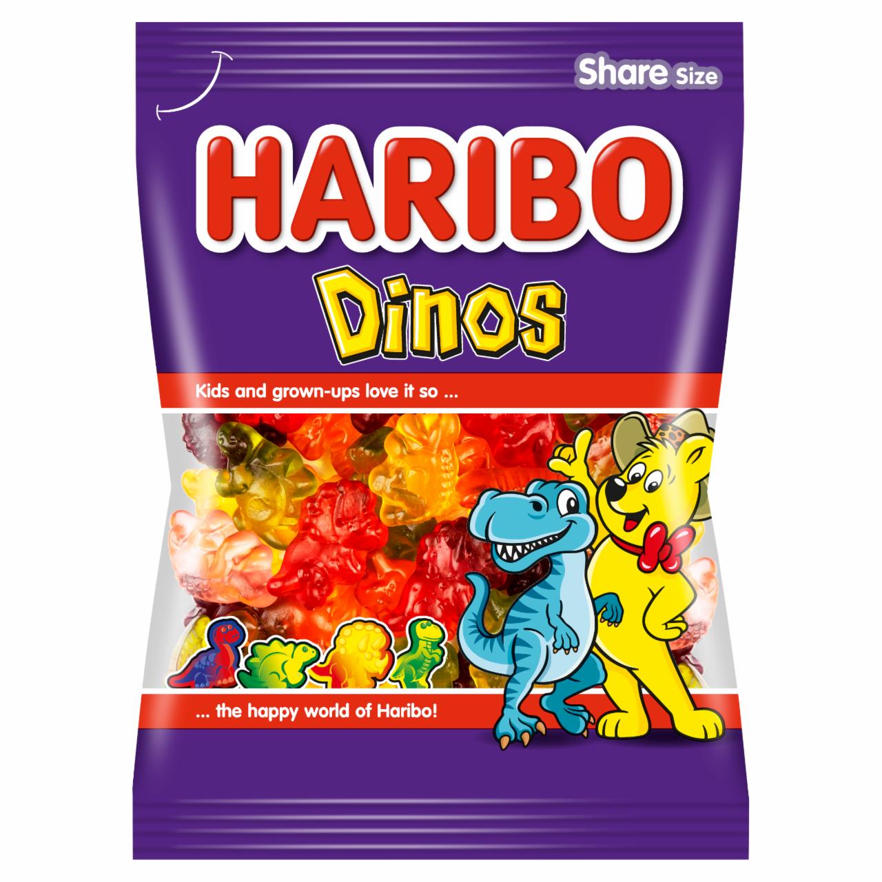 Képek - Haribo Dinos gyümölcsízű gumicukorka 200 g