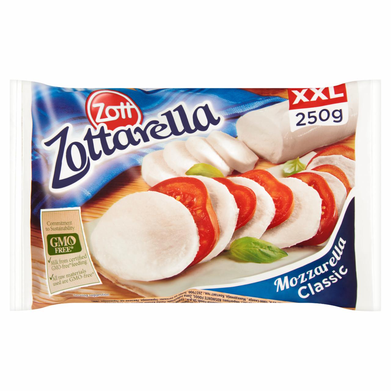 Képek - Zott Zottarella Classic zsíros, lágy mozzarella sajt 250 g