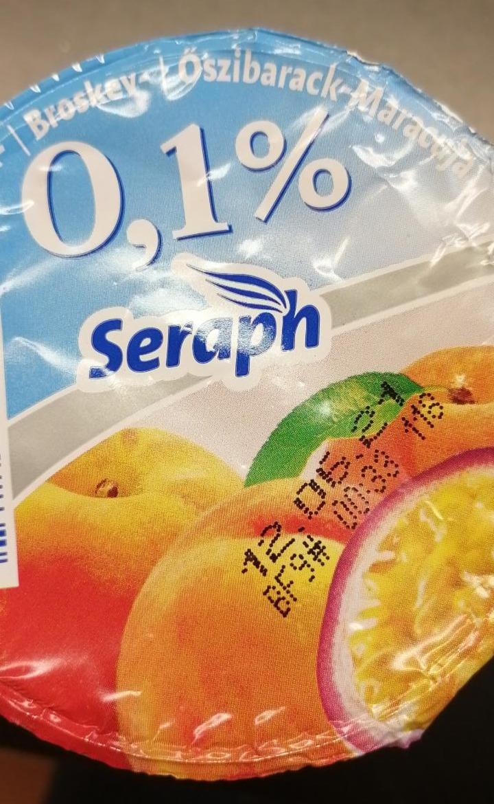 Képek - Seraph 0,1% őszibarackos-maracujás sovány joghurt gyümölcskészítménnyel és édesítőszerrel 250 g