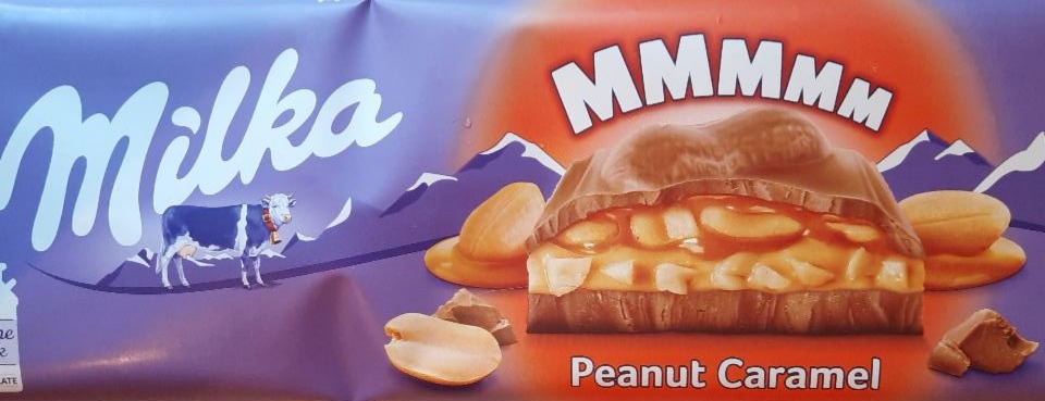 Képek - Milka Mmmax földimogyorós-karamellás alpesi tejcsokoládé földimogyoró darabokkal és rizzsel 276 g