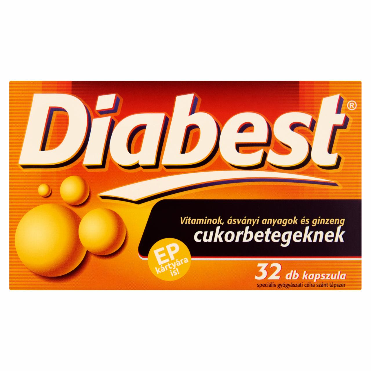 Képek - Diabest multivitamin komplex kapszula 32 db 19,20 g