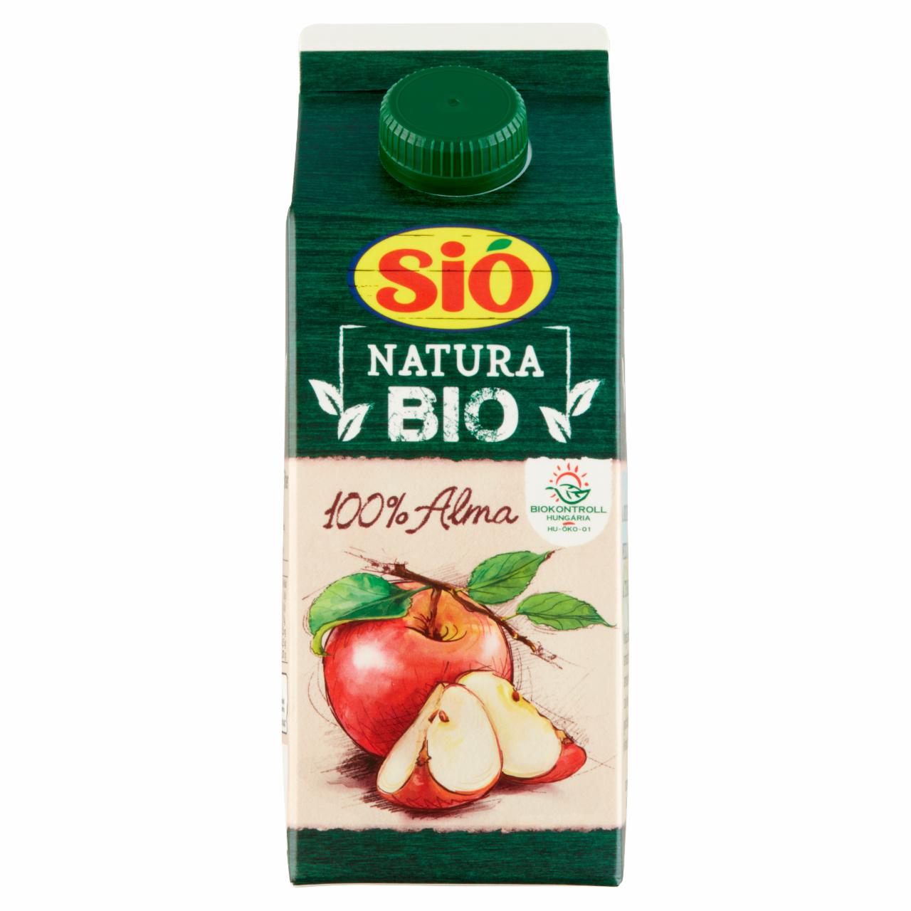 Képek - Sió Natura BIO 100% préselt almalé 0,75 l