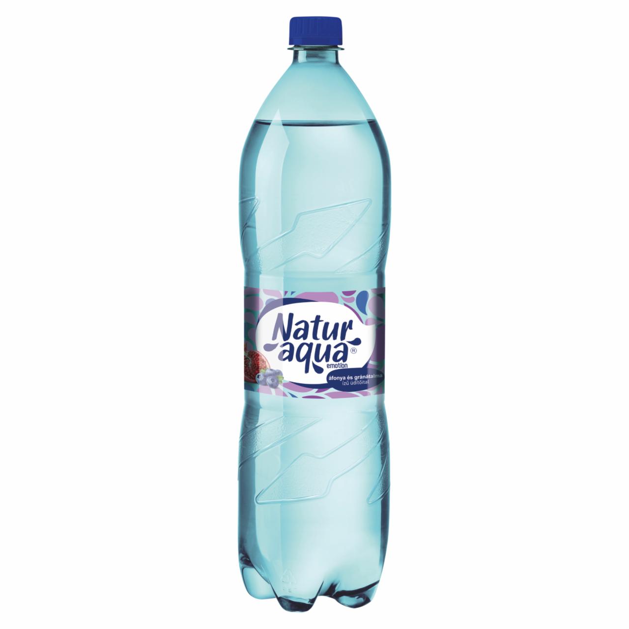 Képek - NaturAqua Emotion áfonya- és gránátalmaízű szénsavas üdítőital 1,5 l