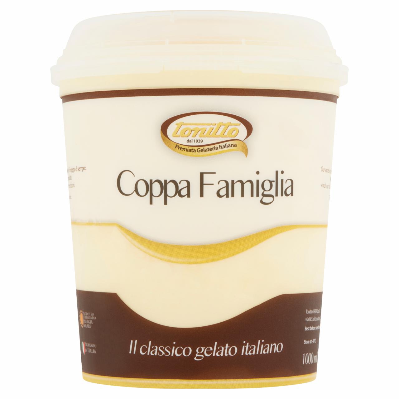 Képek - Tonitto Coppa Famiglia Crema vanília jégkrém 1000 ml