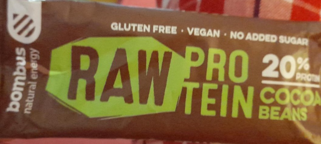 Képek - Raw Protein Cocoa Beans gyümölcs szelet Bombus