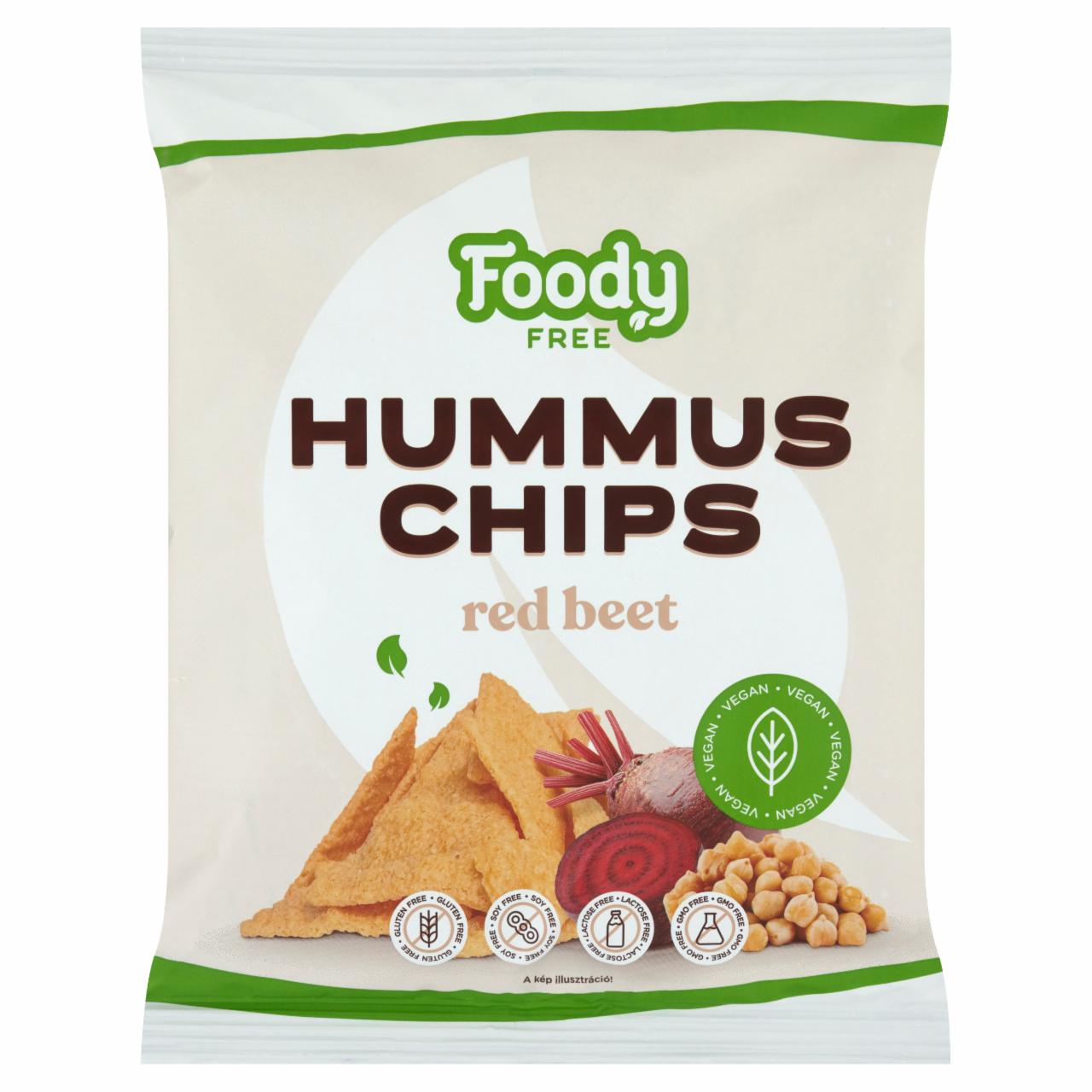 Képek - Foody Free hummus chips céklával 50 g