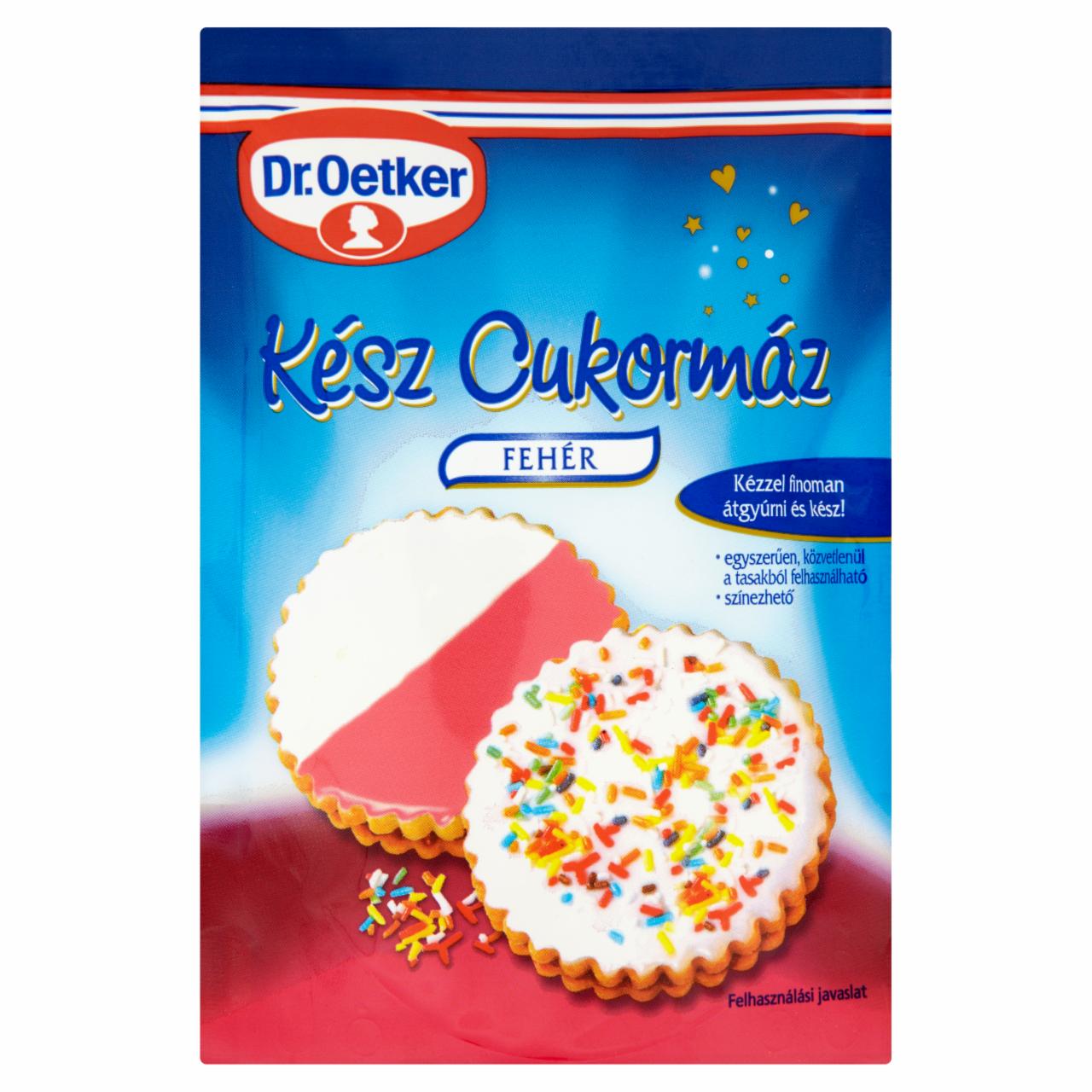 Képek - Dr. Oetker Kész Cukormáz fehér 125 g