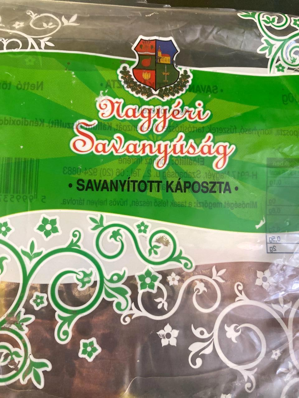 Képek - Savanyított káposzta Nagyéri savanyúság