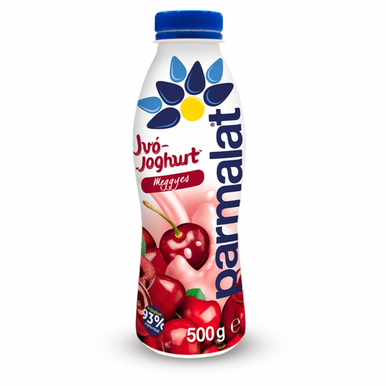 Képek - Parmalat zsírszegény meggyes ivójoghurt 500 g