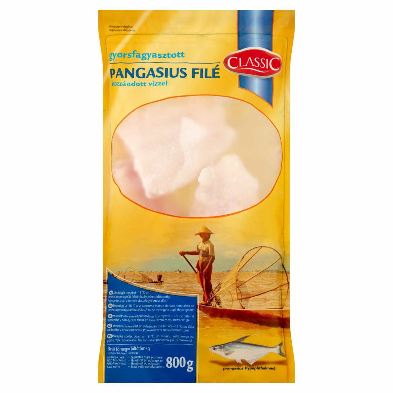 Képek - Classic gyorsfagyasztott pangasius filé 800 g