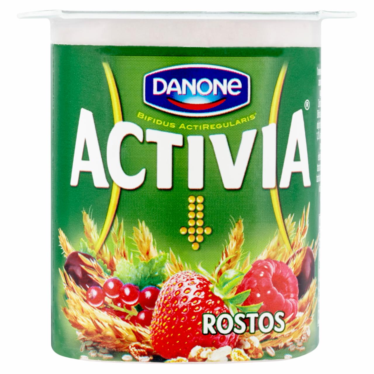 Képek - Danone Activia rostos, élőflórás, zsírszegény joghurt piros gyümölcsökkel és gabonával 125 g