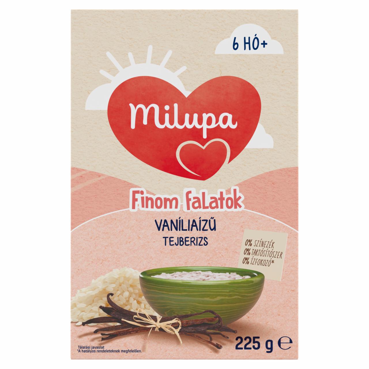 Képek - Milupa Finom falatok vaníliaízű tejberizs 6 hó+ 225 g