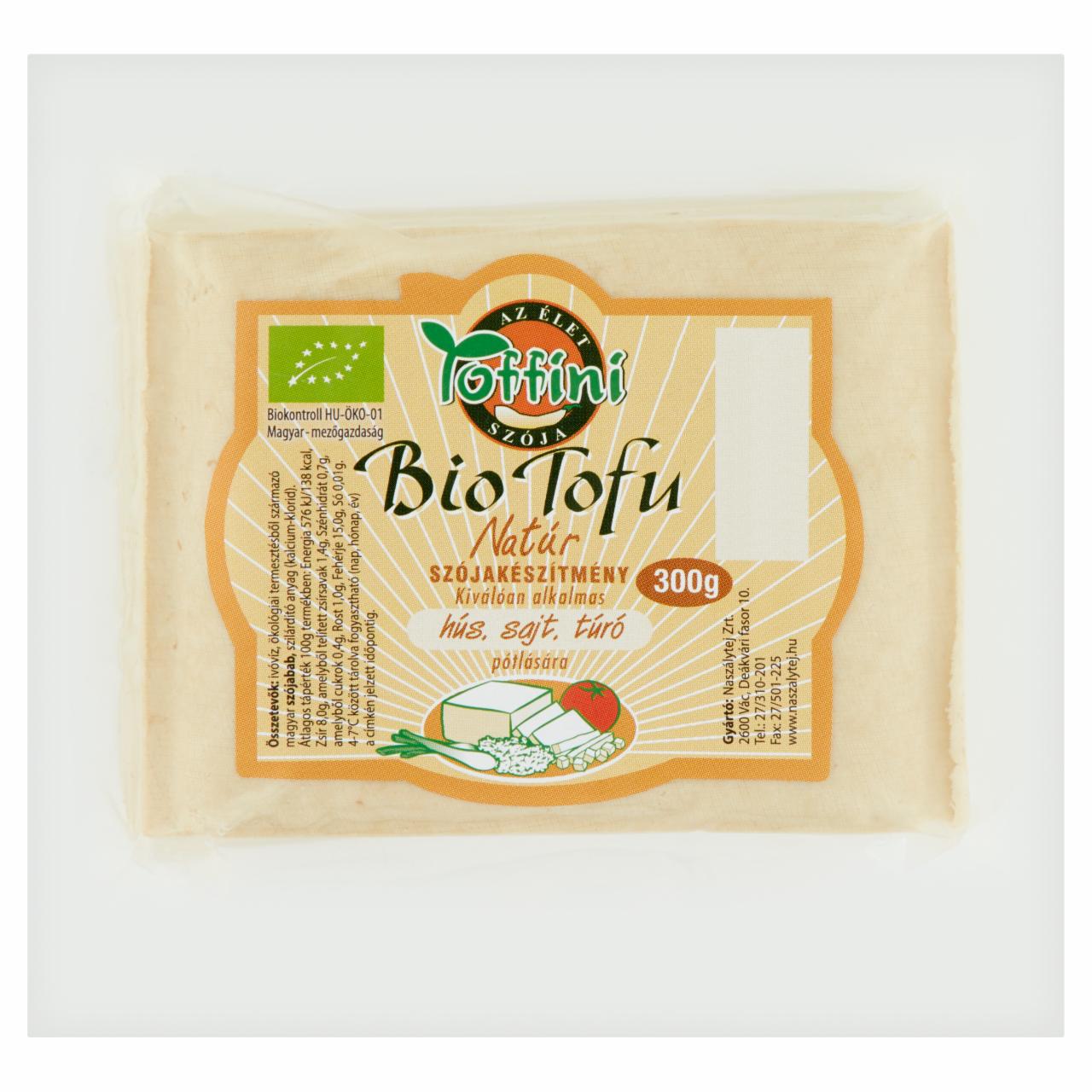 Képek - Toffini BIO natúr tofu 300 g