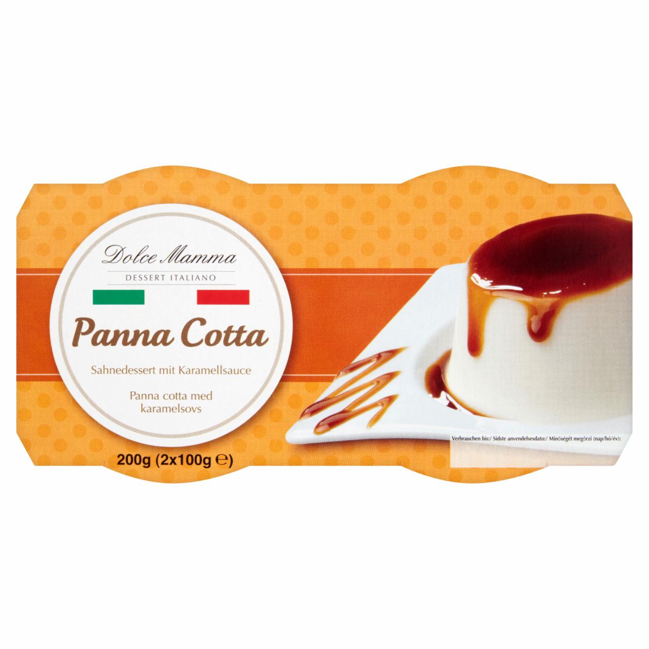 Képek - Dolce Mamma panna cotta karamell öntettel 2 x 100 g