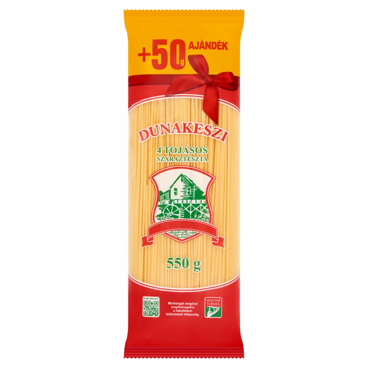 Képek - Dunakeszi spagetti 4 tojásos száraztészta 550 g