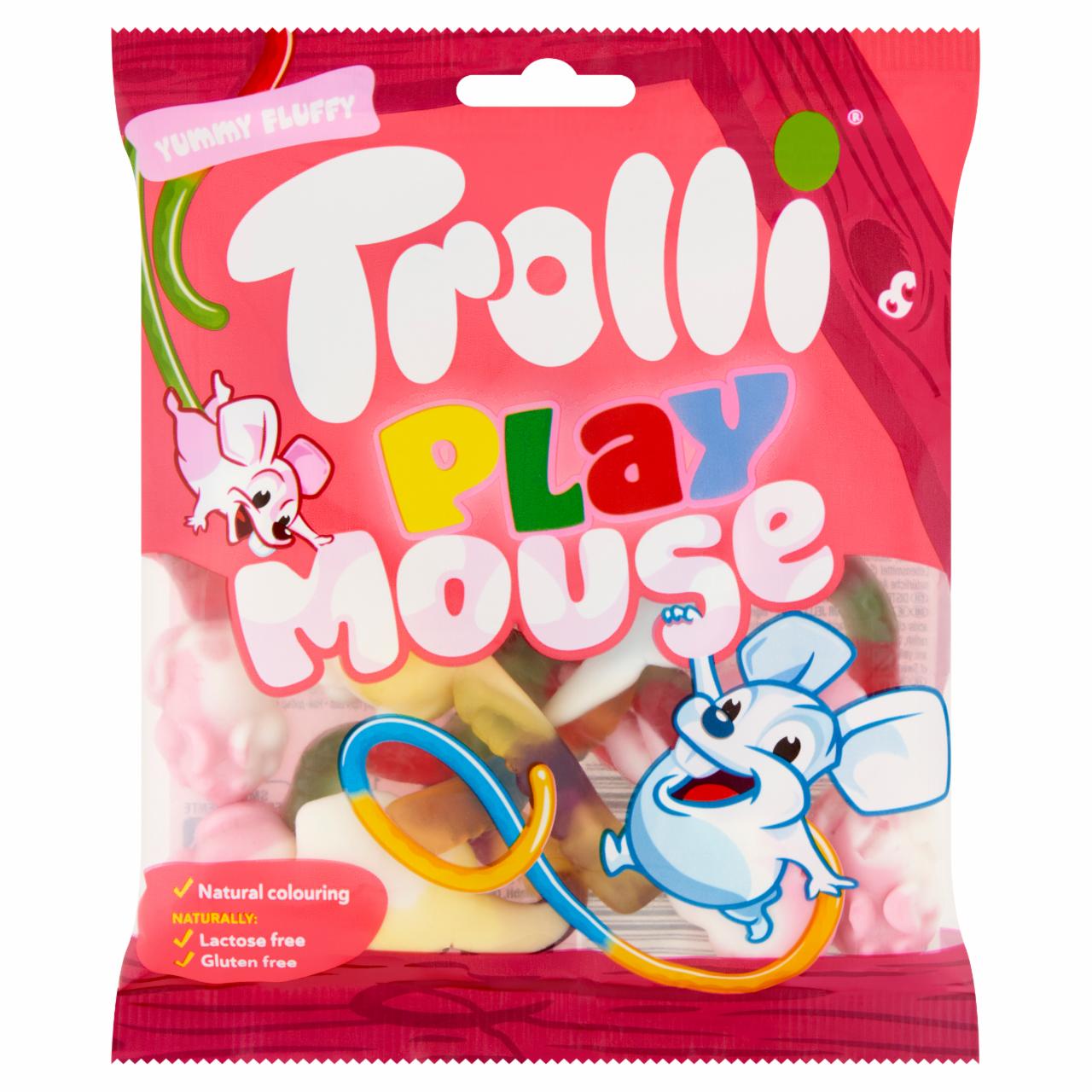 Képek - Trolli Play Mouse hab gumicukorka 100 g 