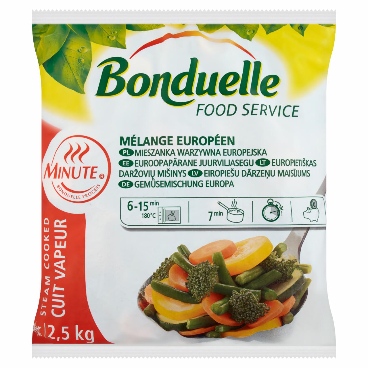 Képek - Bonduelle European Mix gyorsfagyasztott zöldségkeverék 2,5 kg